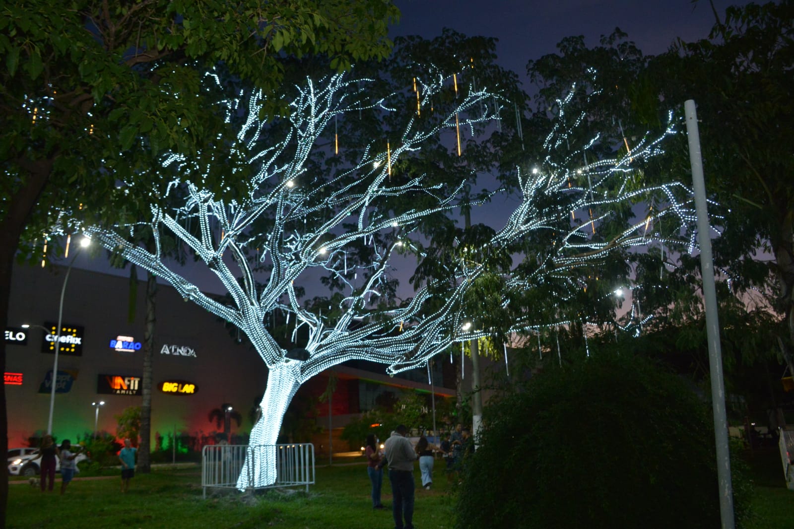 Prefeitura Municipal de Aparecida de Goiânia | Aparecida inaugura decoração  luminosa de Natal do Parque da Família