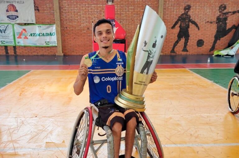 Atleta de Aparecida de Goiânia é convocado para Seleção Brasileira de basquete em cadeira de rodas